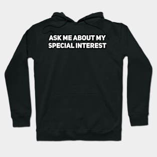 Ask me about my special interest Hoodie